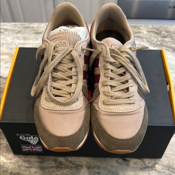 ✨ NEW! Gola Daytona Chute Trainers - Bone Khaki - Size 8 ✨ - Picture 10 of 12